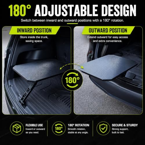 Rear Cargo Table for Honda Passport TrailSport 2022-2026, Foldable SUV Camping - Image 4