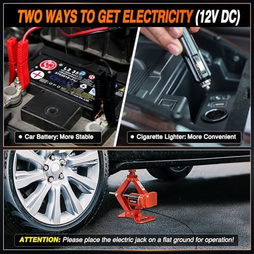 Nilight Electric Car Jack 3 Ton 12V Scissor Lift Jacks - Image 5