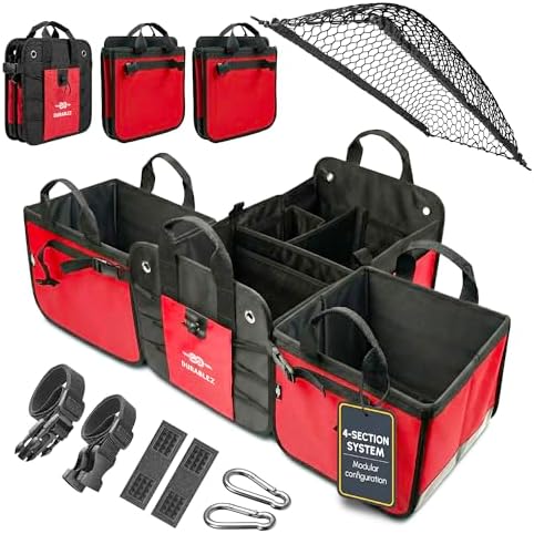 Extra Large Modular Car Trunk Organizer System by DURABLEZ
