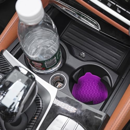 Zpana 4PCS Car Cup Holder Coasters, Silicone Non-Slip Vehicle Cup Recessed Mats - Image 4