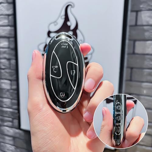 7 Buttons Compatible with Hyundai Key Fob Cover Accessories, Fits - Image 3