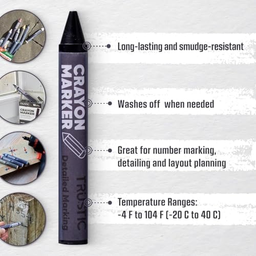 Lumber Crayon for Wood, Tire Paint Marker Crayons - Image 2