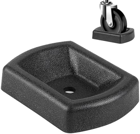 Rubber Wheel Dock for Trailer, Heavy Duty Jack Wheel Chock Stopper Fits 6" by Unknown