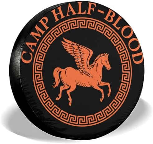 GENANY Mythical Winged Art Thick PVC Leather Spare Tire Cover Size 15 by GENANY