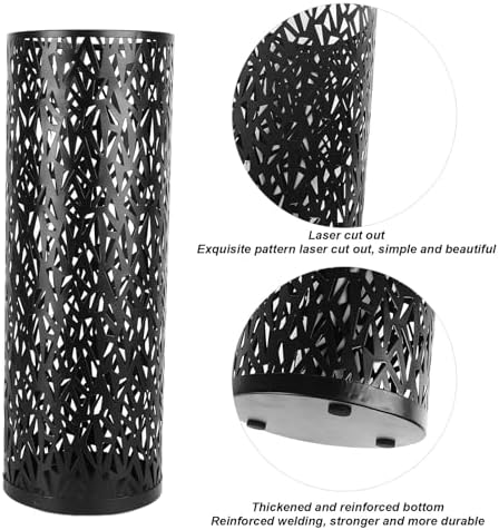 Ymiko Umbrella Stand, Metal Umbrella Holder, Round Stand Rack Holder Storage - Image 4