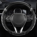 West Llama Carbon Fiber Leather Steering Wheel Cover by WESTLLAMA