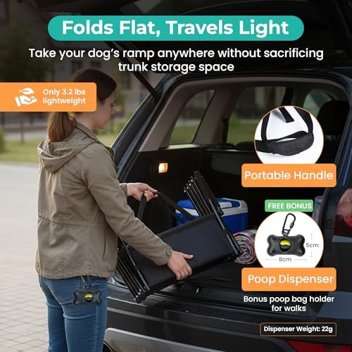 Dog Stairs for Car, Truck & SUV – Foldable Dog Steps for Small & Large Dogs - Image 5