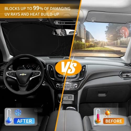 Windshield Sun Shade for 2024-2026 Subaru Impreza WRX/WRX STI Sunshade - Image 4