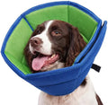 Allroaring Dog Cone for Large Dogs After Surgery, Soft Cone Collar Blue L by Allroaring