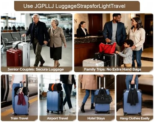 Luggage Strap for Luggage, Family Set Grey - Image 2