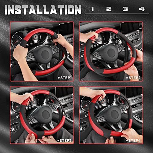 SEG Direct Steering Wheel Cover 14.5-15 inch Car Auto Interior Accessories - Image 6