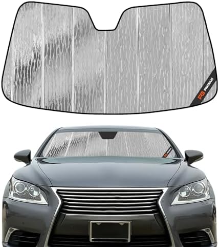 Pigenius Windshield Sun Shade for Lexus LS 2013-2017 Front Window Sunshade by Pigenius