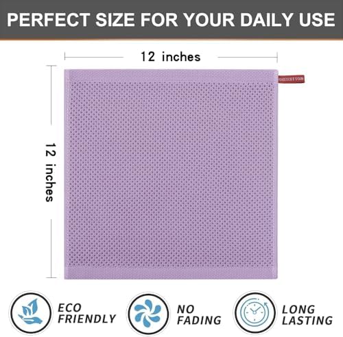 Kitinjoy 100% Cotton Waffle 8-Pack Kitchen Towels - Image 5
