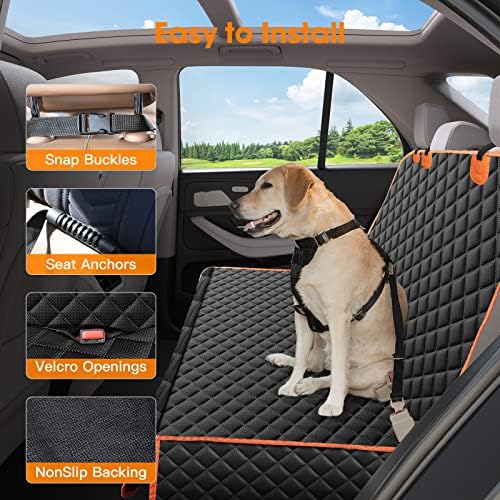 MIXJOY Dog Car Seat Cover, Back Seat Cover - Image 5