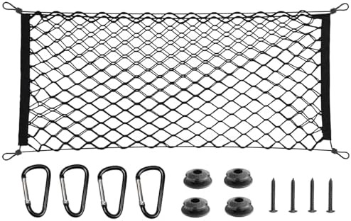 BAILALIBO Cargo Net with Metal Hooks, 53x18 in by BAILALIBO