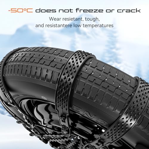 BBTO 20 Pcs TPU Snow Tire Chains Emergency Anti Skid Straps - Image 5