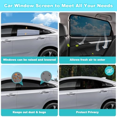 XCBYT 2016-2021 Civic Window Shades - Image 5