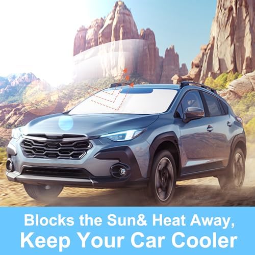 Windshield Sun Shade for 2018-2026 S-ubaru CrossTrek Accessories - Image 6