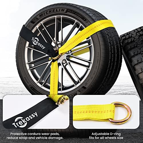 Trekassy 2" x 96" Car Tie Down Straps - Image 5