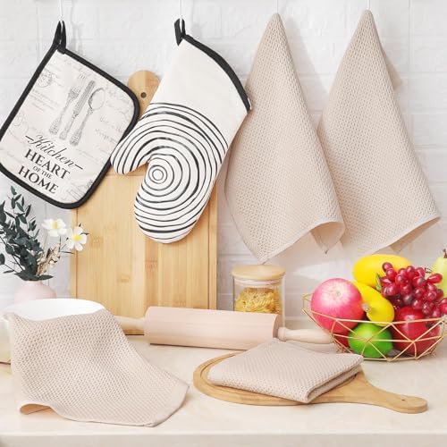 Homaxy 100% Cotton Waffle Weave Kitchen Dish Cloths 18-Pack - Image 6