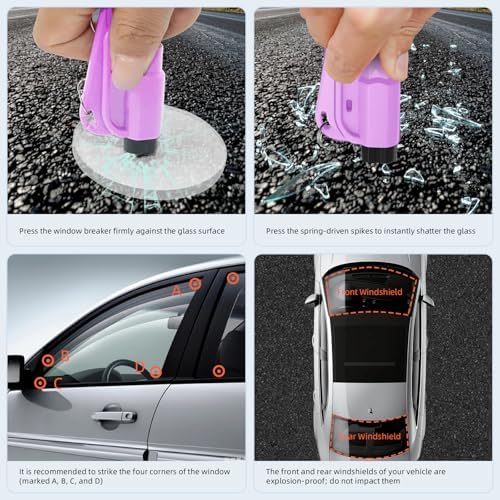 24 Pcs Car Window Breaker Key Chains - Image 5