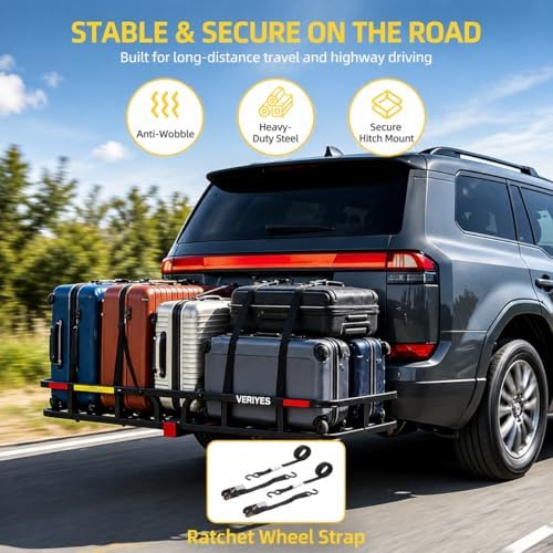 Hitch Cargo Carrier, 500 Lbs Capacity - Image 4