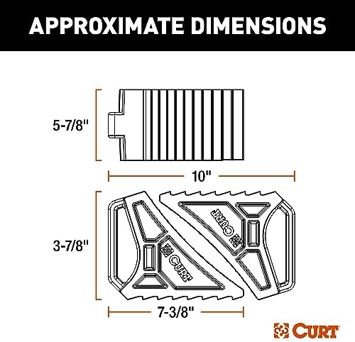 CURT 22802 HD Wheel Chocks 2-Pack - Image 2
