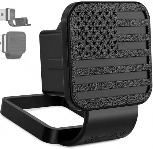 2" American Flag Trailer Hitch Cover Plug by AutoAccessores