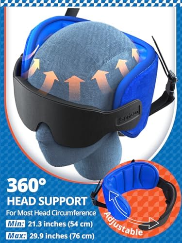 SARISUN Travel Pillow with Chin Strap, Stable Head Support - Image 4