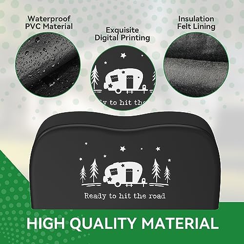 RV Tire Covers, Dual Axle Tire Covers 2 Pack, Fit 30"-33" Dia Tire - Image 3
