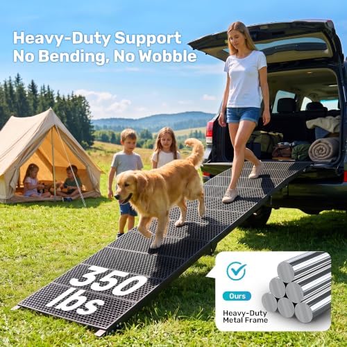 Heeyoo 71" Extra Long Dog Ramp for Car SUV Truck - Image 7