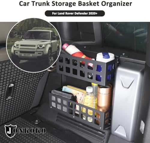 Car Trunk Storage Basket Organizer Side Cargo Rack Modular Compatible - Image 4