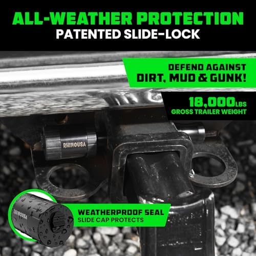 Rhino USA 2.5” Trailer Hitch Pin – Patented 5/8" Locking Receiver Pin - Image 3