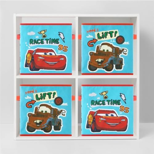 Disney Cars Storage Cubes, Lightning McQueen Organizer Boxes - Image 5