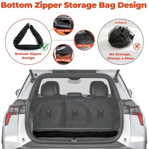 3-Layer Cargo Net for Nissan Pathfinder 2022-2026, Zoned Storage Cargo Nets - Image 4