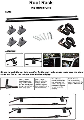 Seah Hardware Universal Roof Rack Cross-Bars 2 PC. - Image 7
