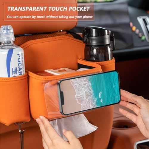 Tumecos Car Seat Back Storage Bag, Car Backseat Organizer - Image 4