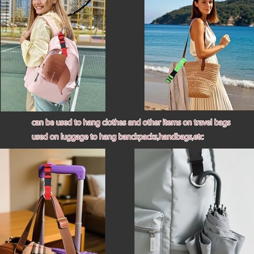 6 Pcs Travel Suitcase Strap, Luggage Nylon Straps Suitcase Belts Add a Bag - Image 5