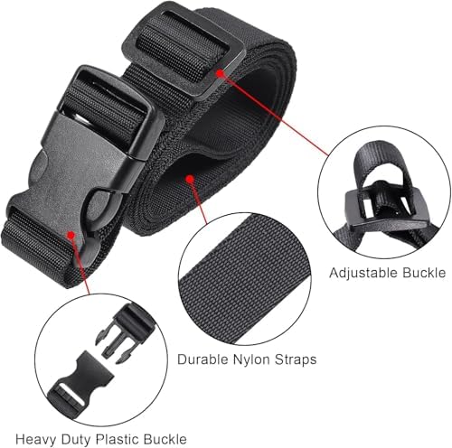 Vigorport Utility Straps Quick Release Nylon Backpack Accessory Bag Strap - Image 2