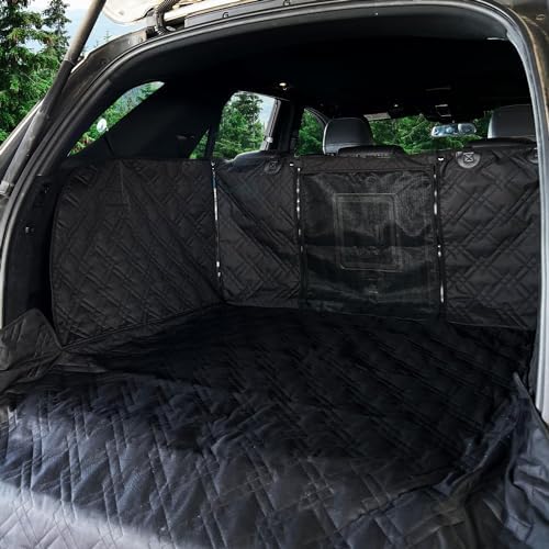 Bulldogology SUV Cargo Liner for Dogs 55"x82" Heavy Duty Complete Pet Trunk by BulldogologyPetSolutions