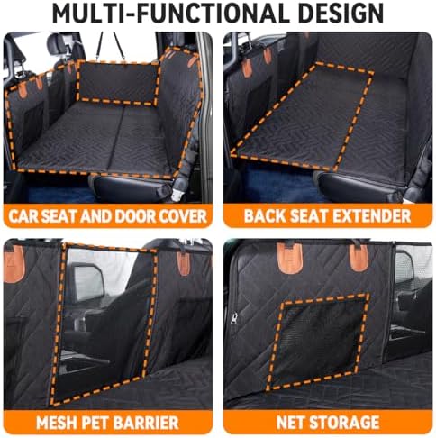 YJGF Hard Bottom Dog Car Seat Cover - Image 4