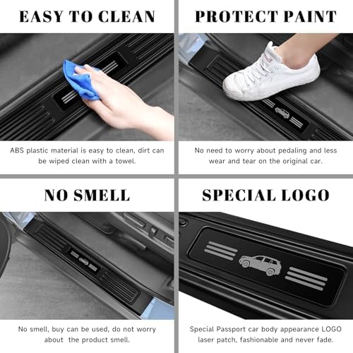 4PCS Car Door Edge Guards Door Sill Protector - Image 5