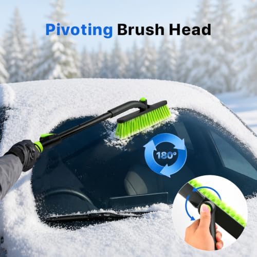 44 in Extendable Snow Brush and Ice Scraper - Image 4