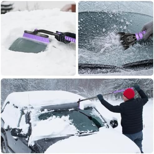 44 Inch Snow Brush with Ice Scraper - Image 2