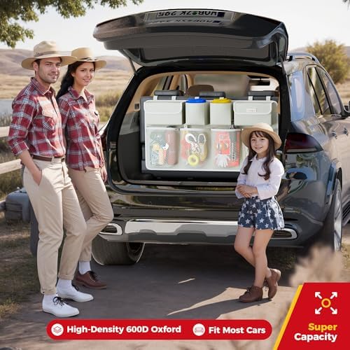 SURDOCA Car Trunk Organizer, LARGE CAPACITY Car Storage Bag - Image 2