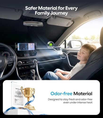 Wigoo Car Windshield Sunshade, Keeps Interior Cool - Image 5