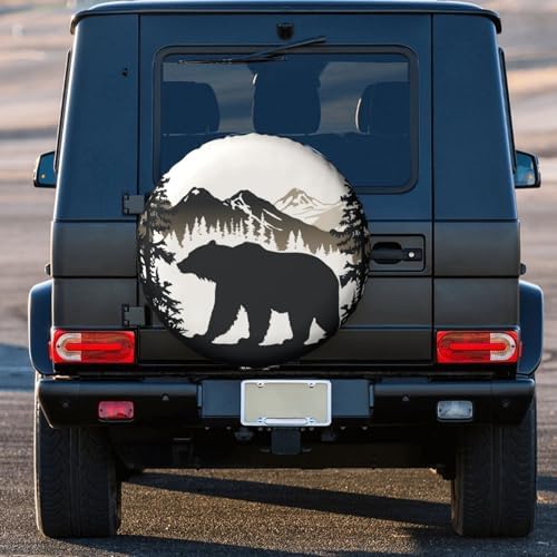 Bear and Mountain Spare Tire Cover Wheel Protectors - Image 3