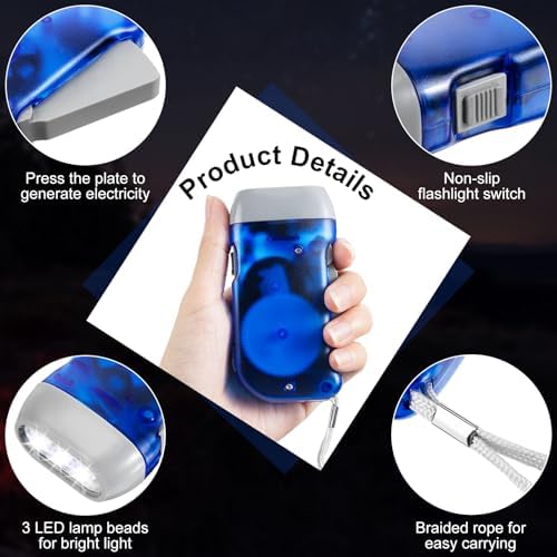 Treela 36 Hand Crank Flashlights - Image 4