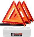 CARTMAN 3PK DOT Approved Foldable Road Safety Warning Triangles by CARTMAN