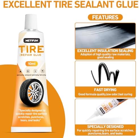 40 PCS Quick Fix Screw-in Tire Plug Kit - Image 3